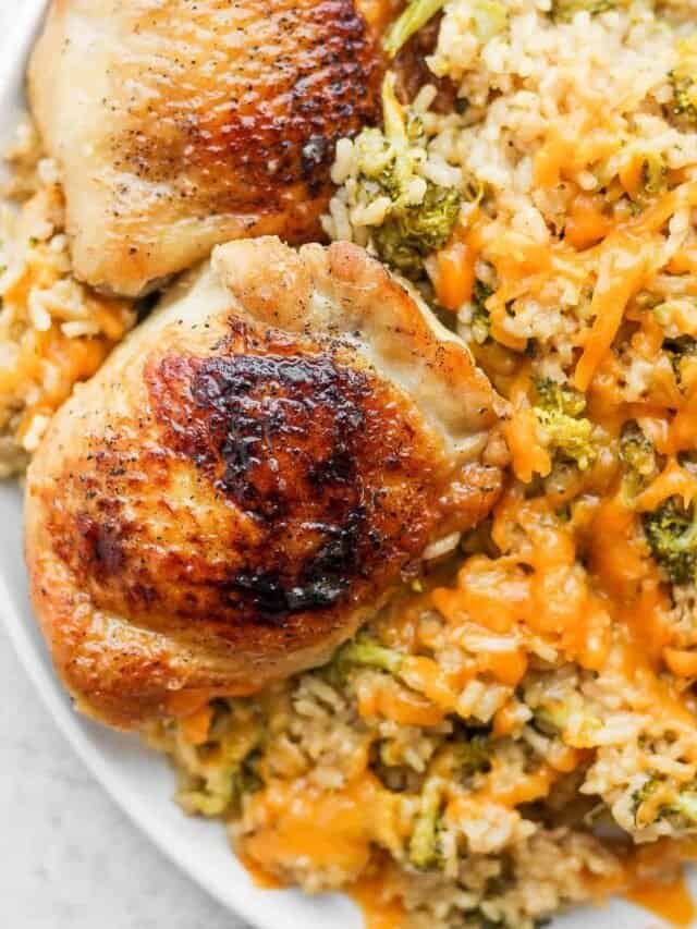 Cheesy Chicken Broccoli and Rice Story
