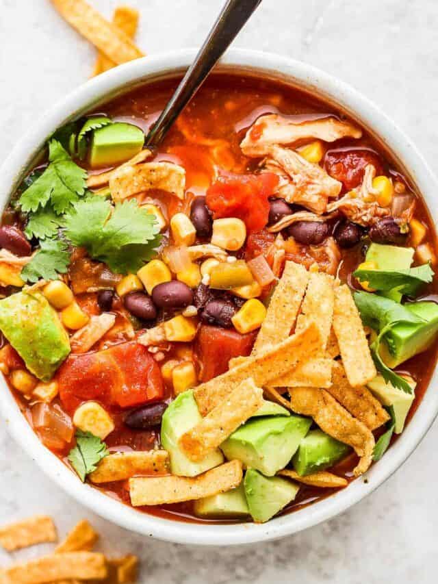 Easy Chicken Tortilla Soup Story