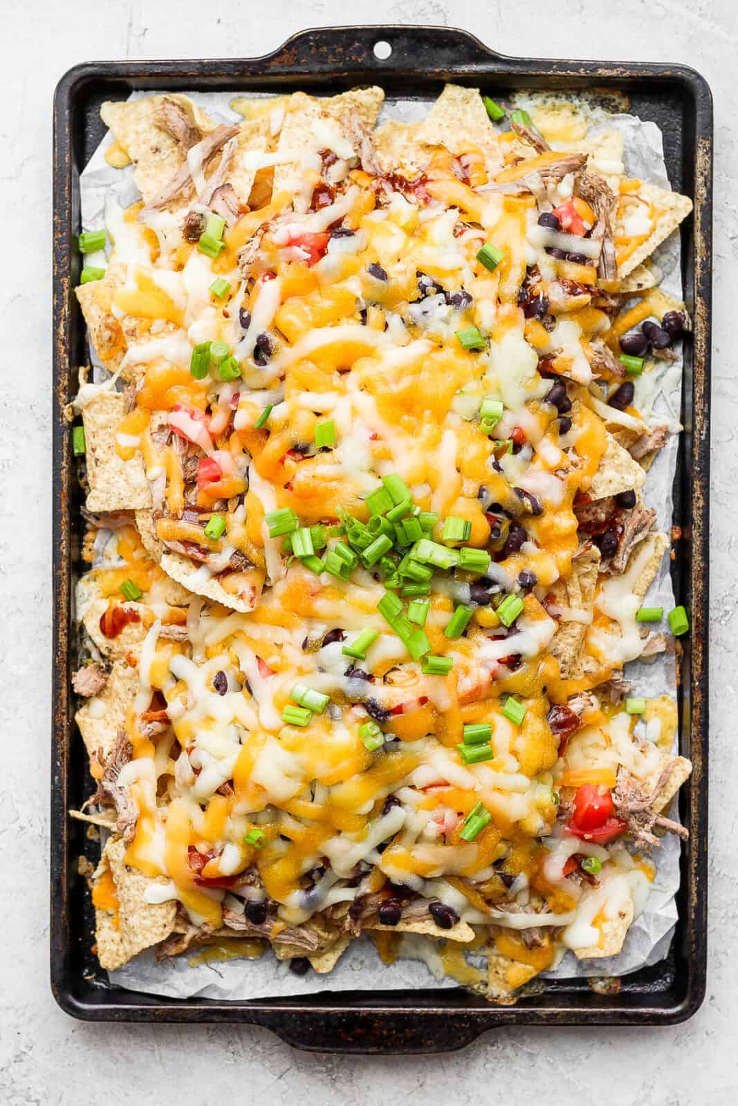 Pulled Pork Nachos - The Wooden Skillet