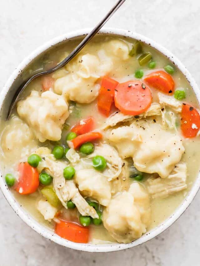 Chicken & Dumpling Soup Story - The Wooden Skillet