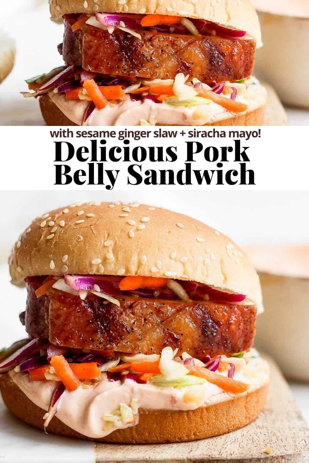 Pork Belly Sandwich - The Wooden Skillet