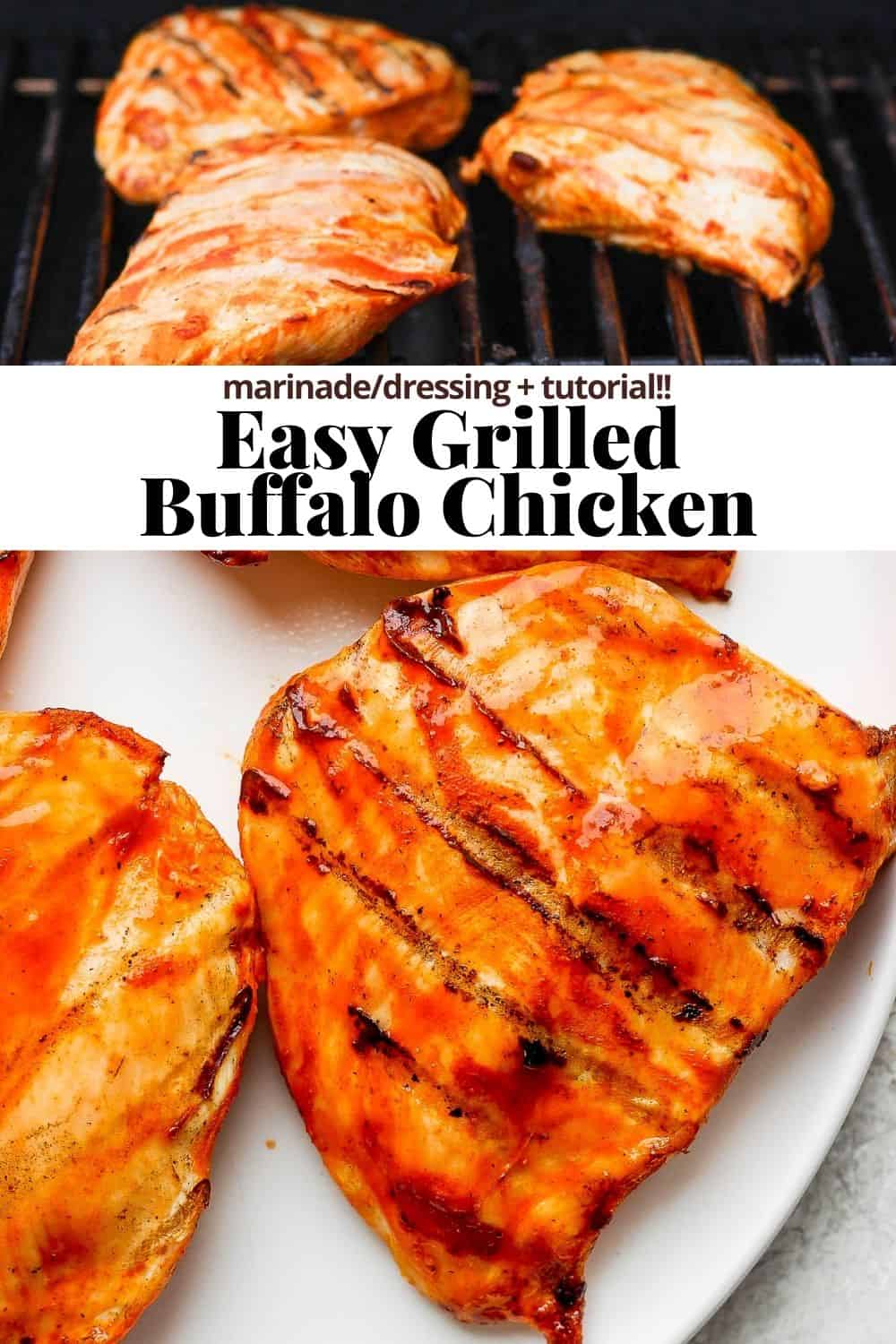 Grilled Buffalo Chicken - The Wooden Skillet