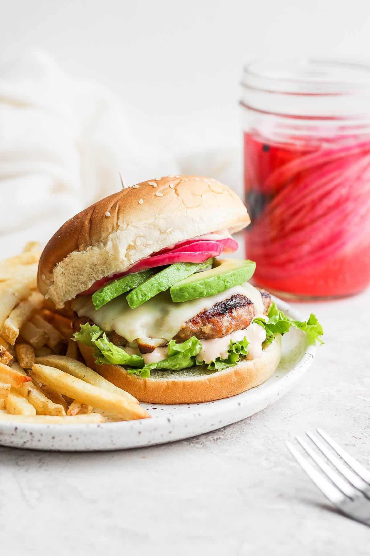 Avocado Turkey Burger