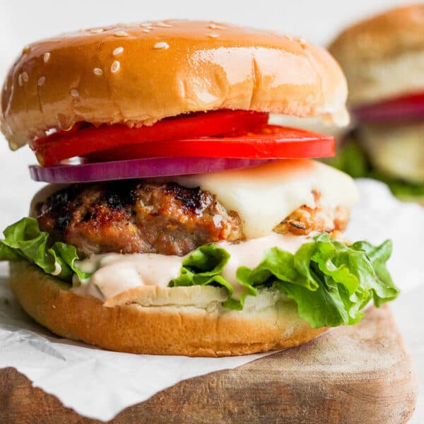 Juicy Turkey Burger Recipe with Caramelized Onions - A Sassy Spoon