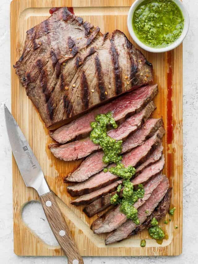 Grilled Marinated Flank Steak Story