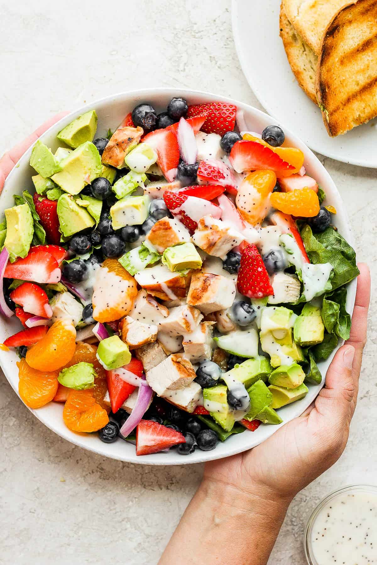 Strawberry Chicken Salad - The Wooden Skillet