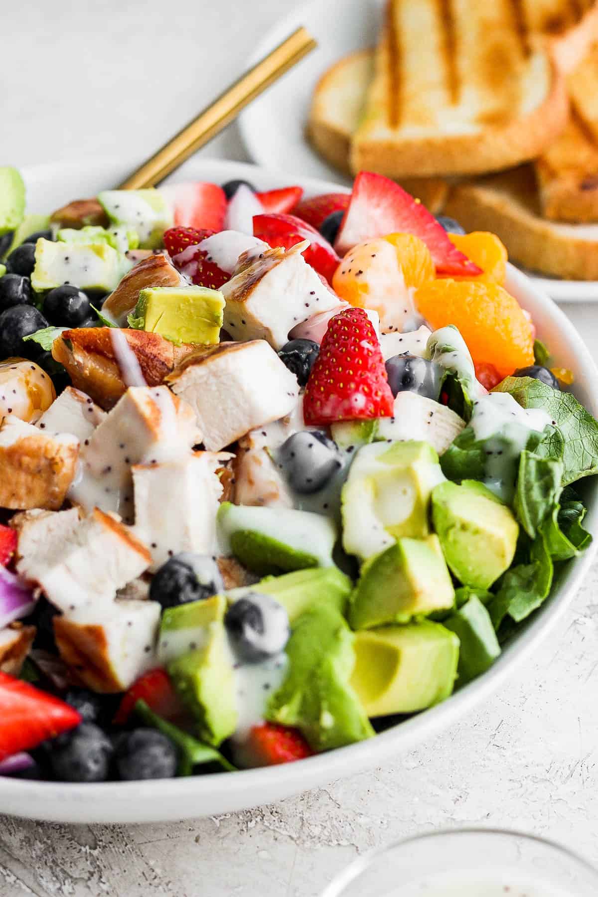 A strawberry poppyseed chicken salad.