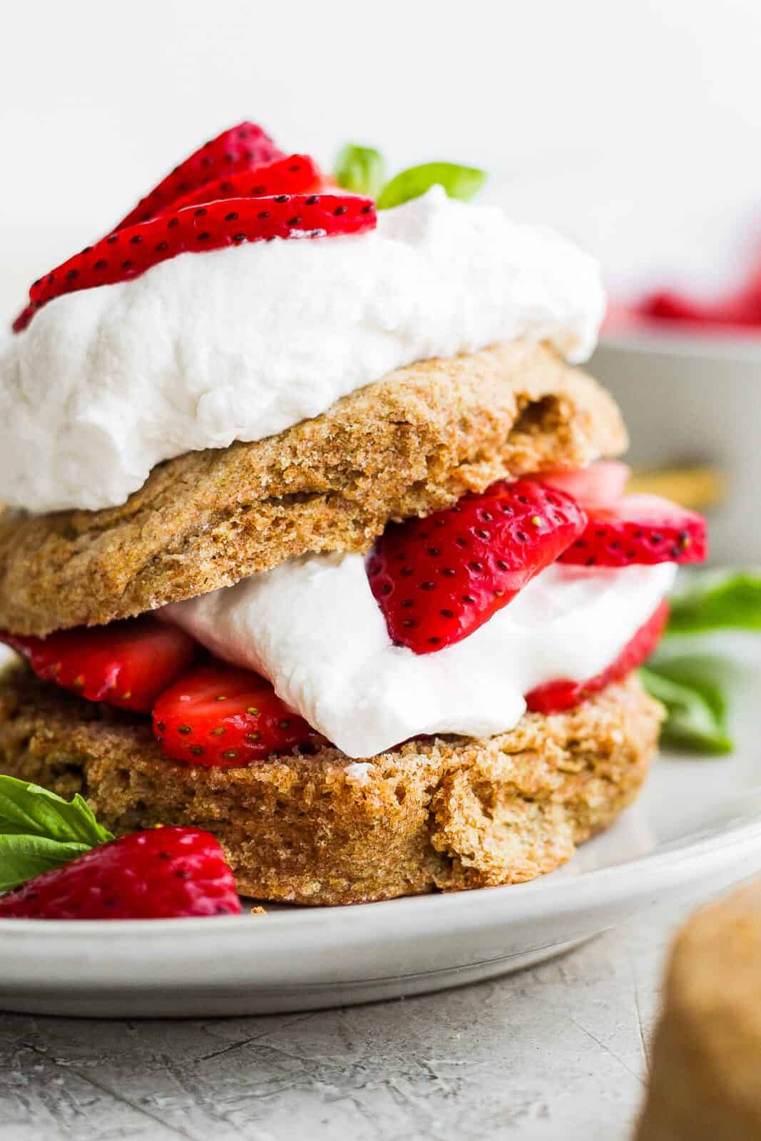 A healthier strawberry shortcake.