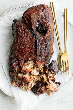 Smoked Pork Butt (Smoked Pulled Pork Recipe) - The Wooden Skillet