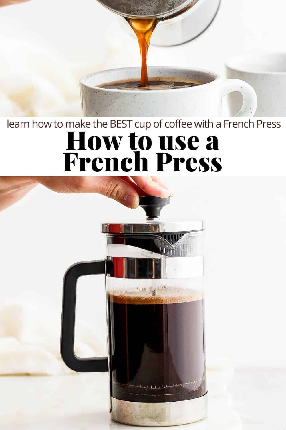 How To Use a French Press Coffee Maker