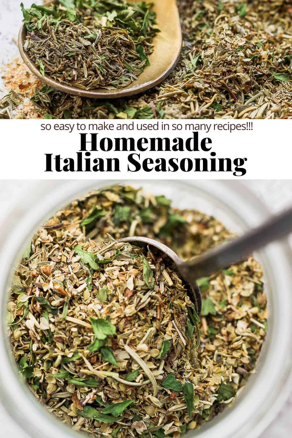 Homemade Italian Seasoning