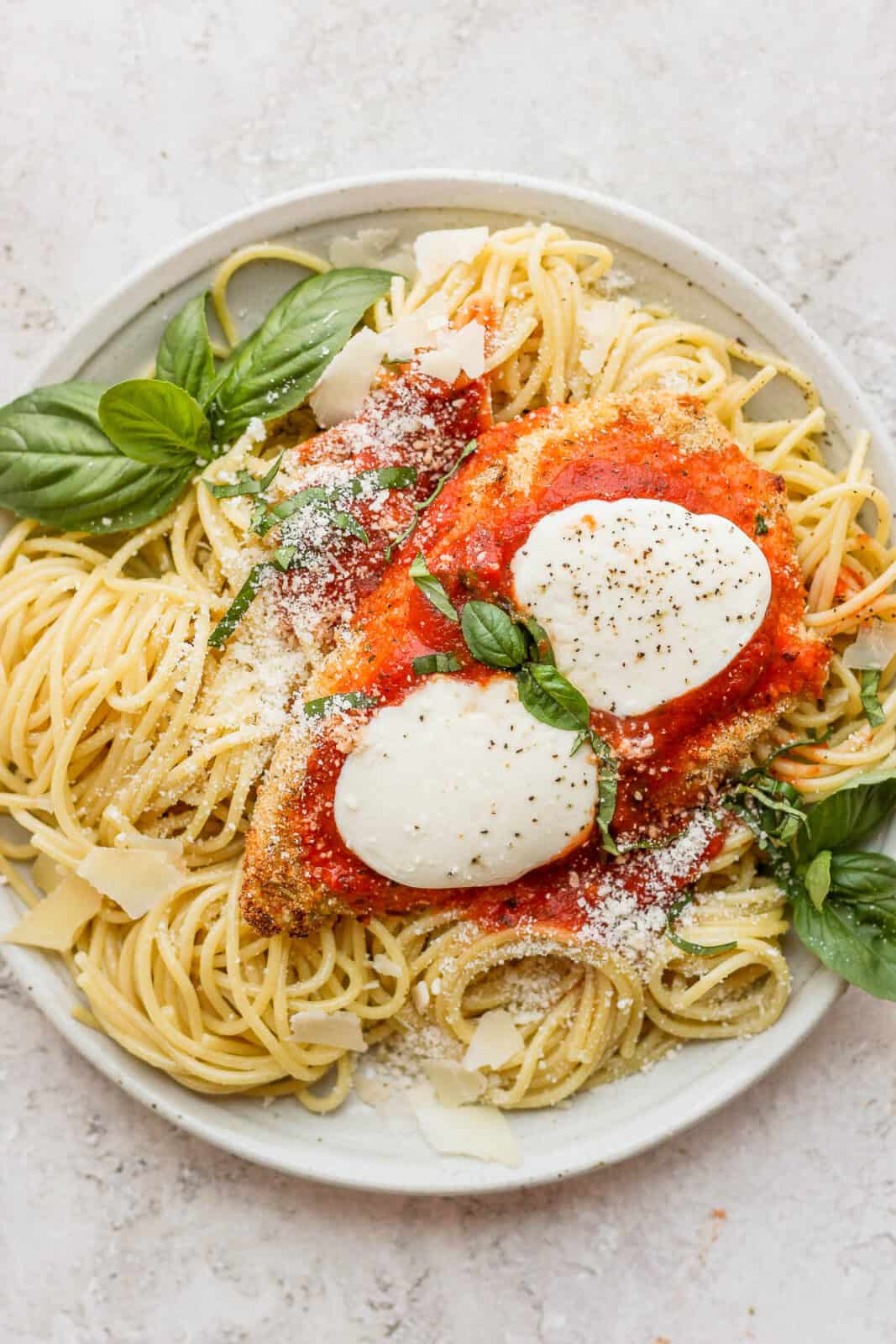 Easy Baked Chicken Parmesan - The Wooden Skillet