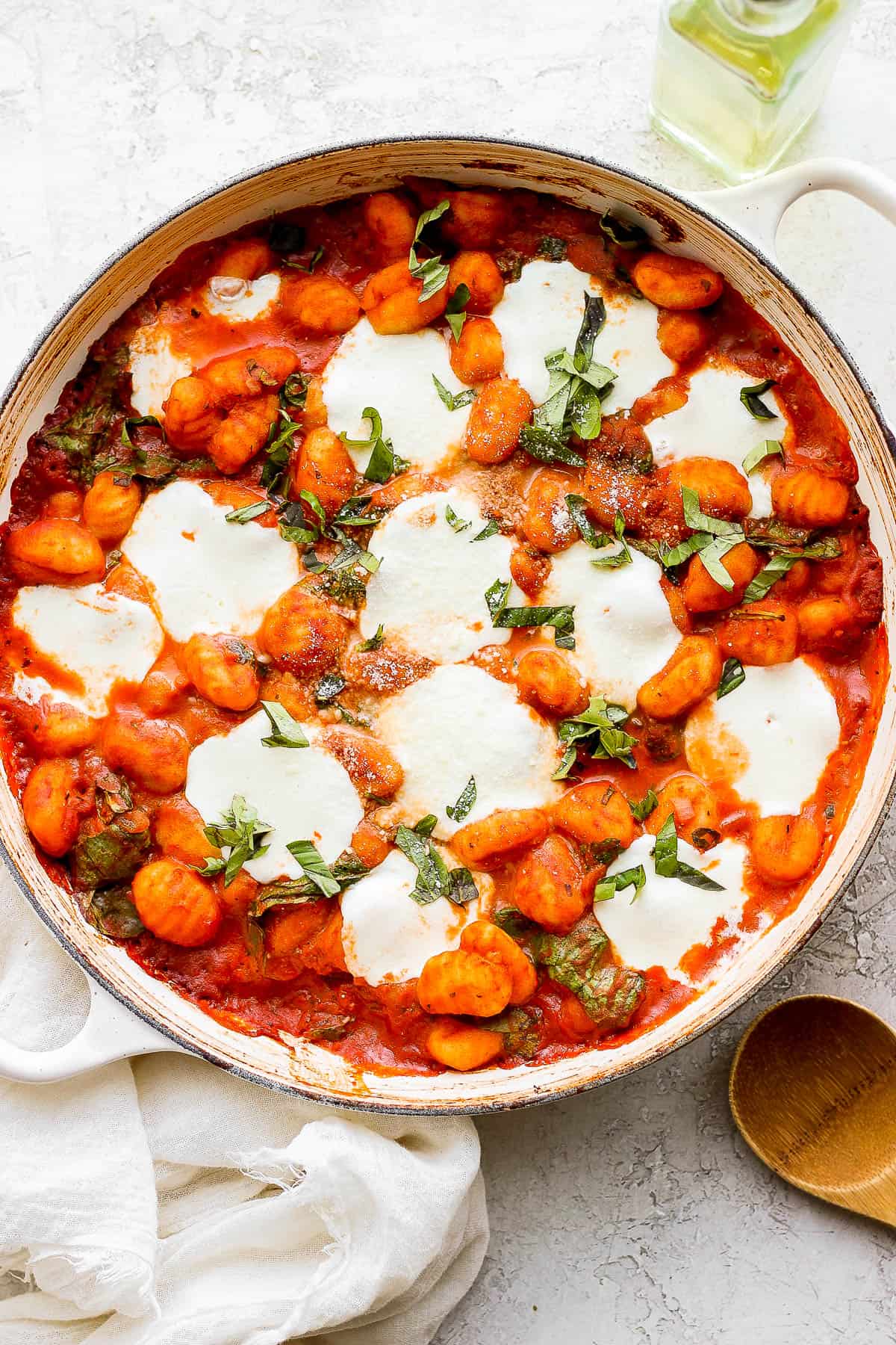 A quick and easy baked gnocchi recipe.