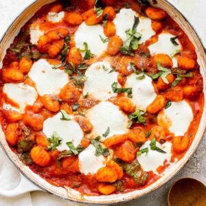 A simple baked gnocchi.