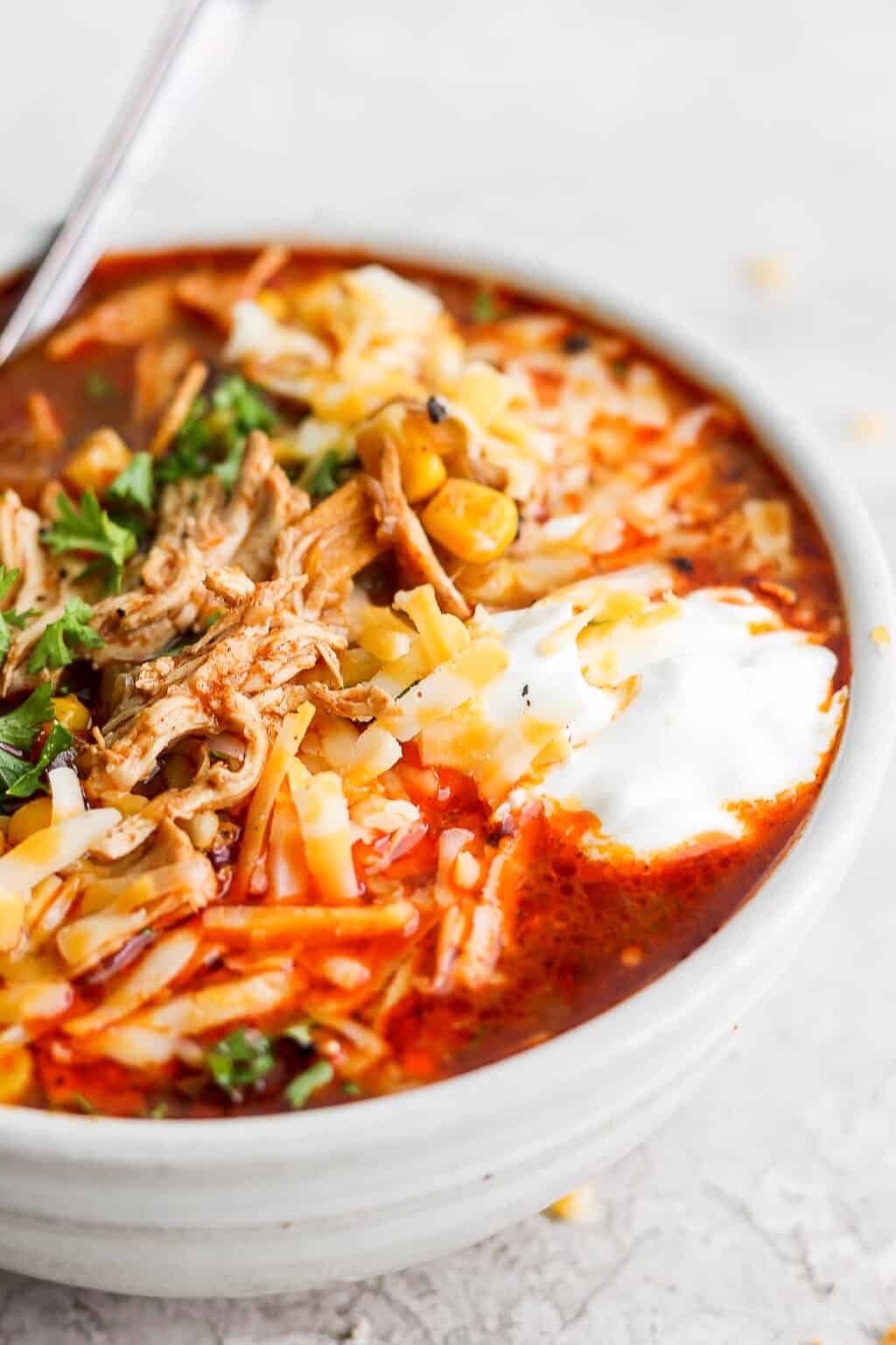 Chicken Enchilada Soup The Wooden Skillet