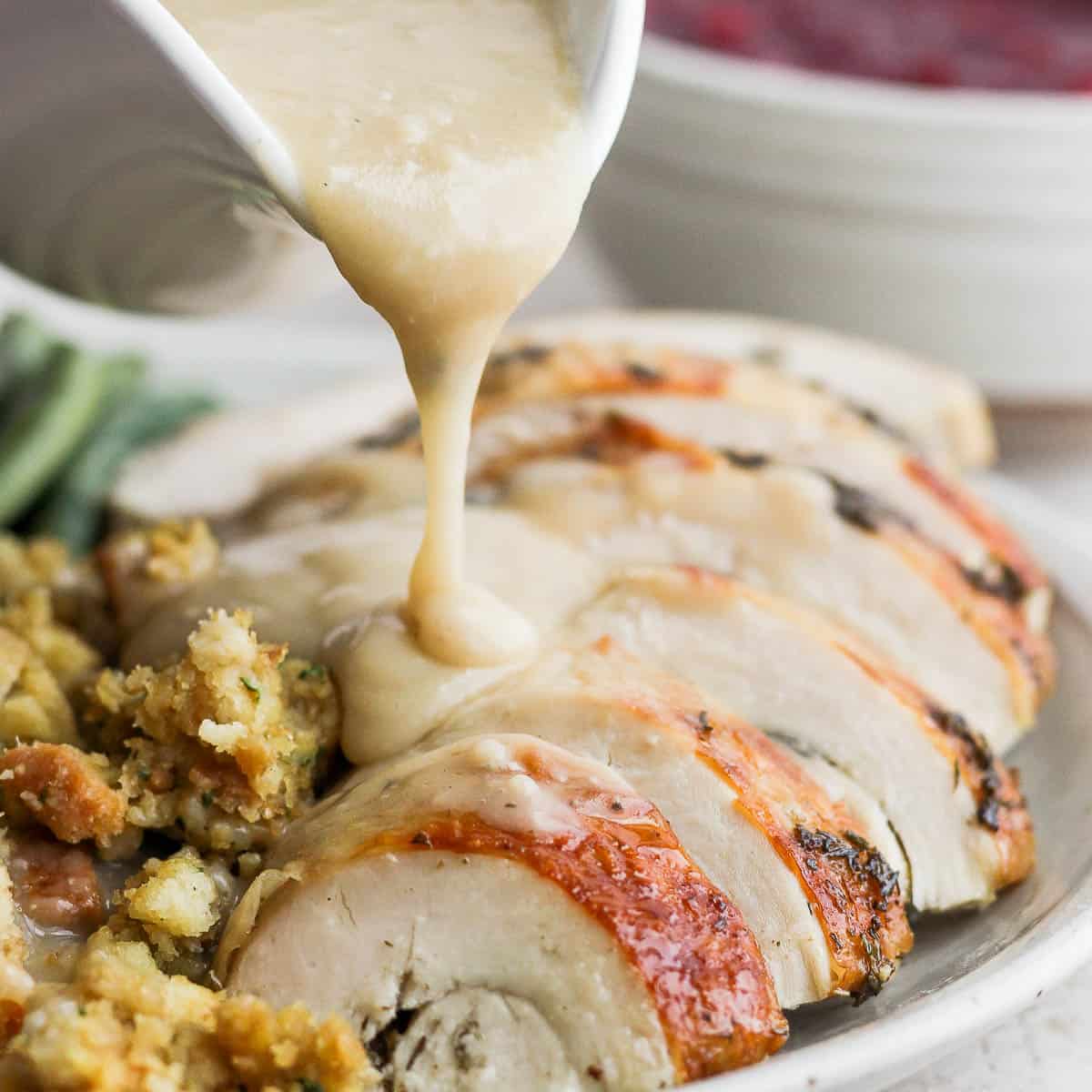 Turkey Giblet Gravy Recipe (no drippings)