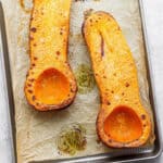 How to roast butternut squash.