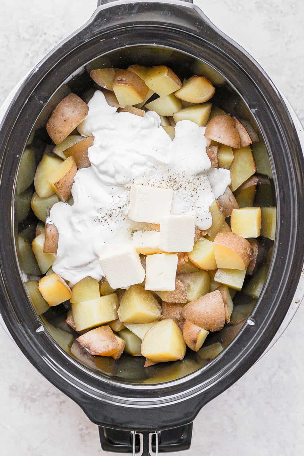 Slow Cooker Mashed Potatoes The Wooden Skillet