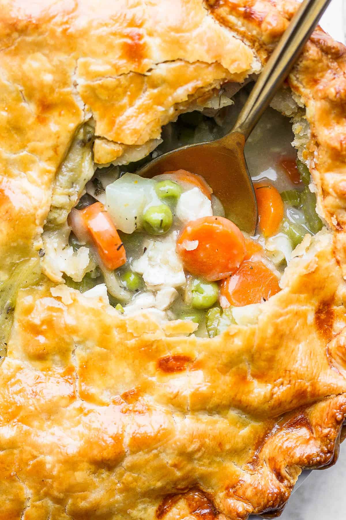 Chicken Pot Pie - The Wooden Skillet