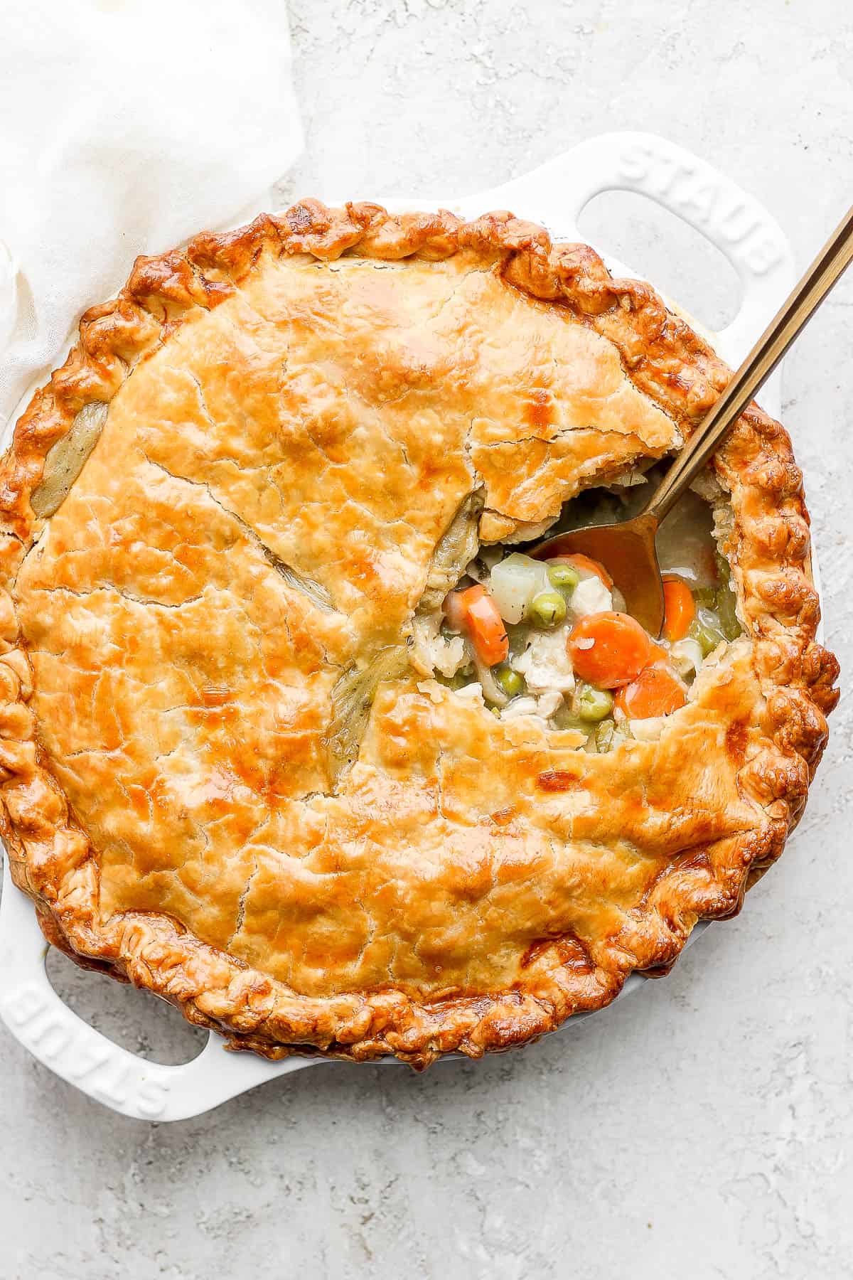 Chicken Pot Pie - The Wooden Skillet