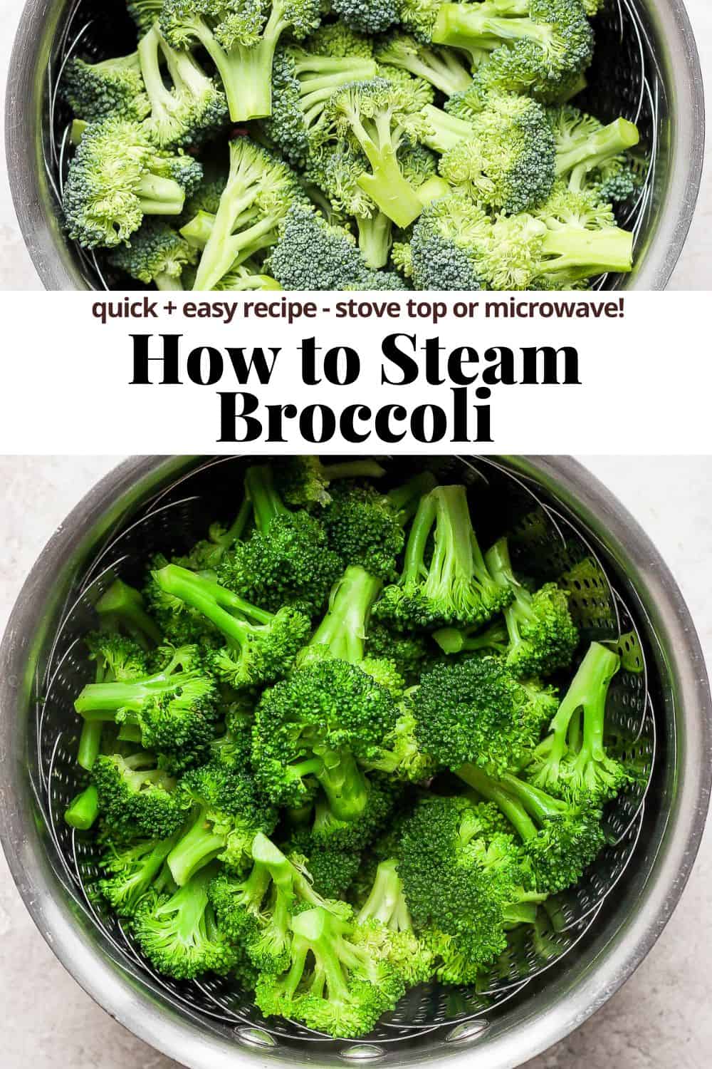 How to Steam Broccoli in the Microwave