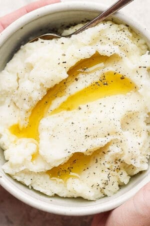 Easy Instant Pot mashed potatoes.