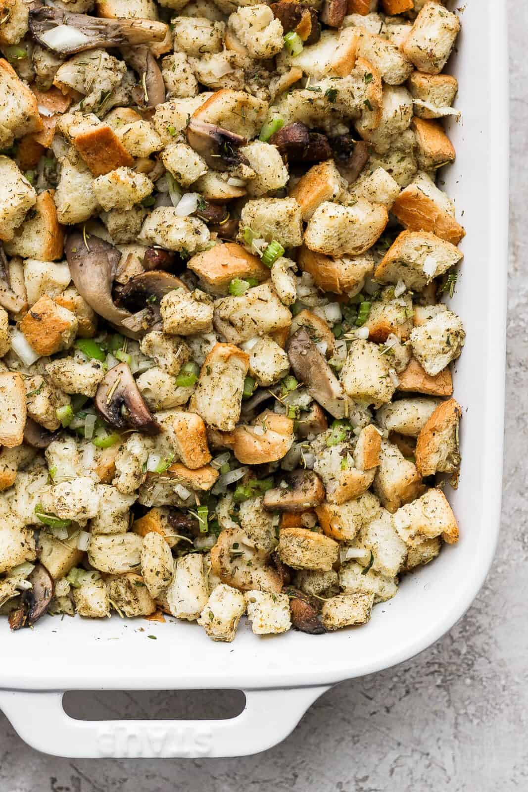 Best EVER Sourdough Stuffing - The Wooden Skillet