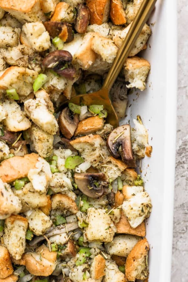 Best EVER Sourdough Stuffing - The Wooden Skillet