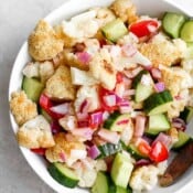 The best roasted cauliflower salad.
