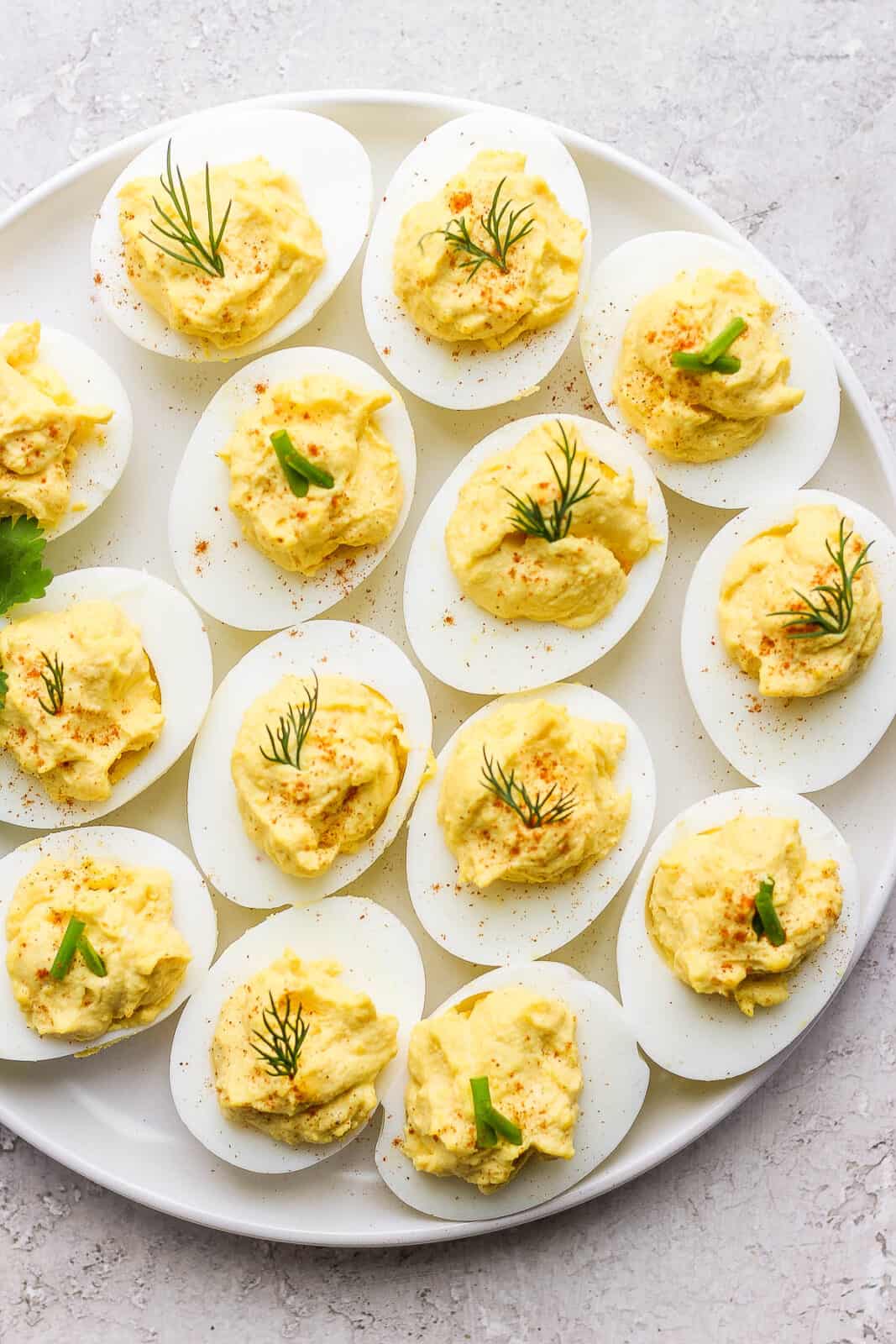 Classic Deviled Eggs - The Wooden Skillet