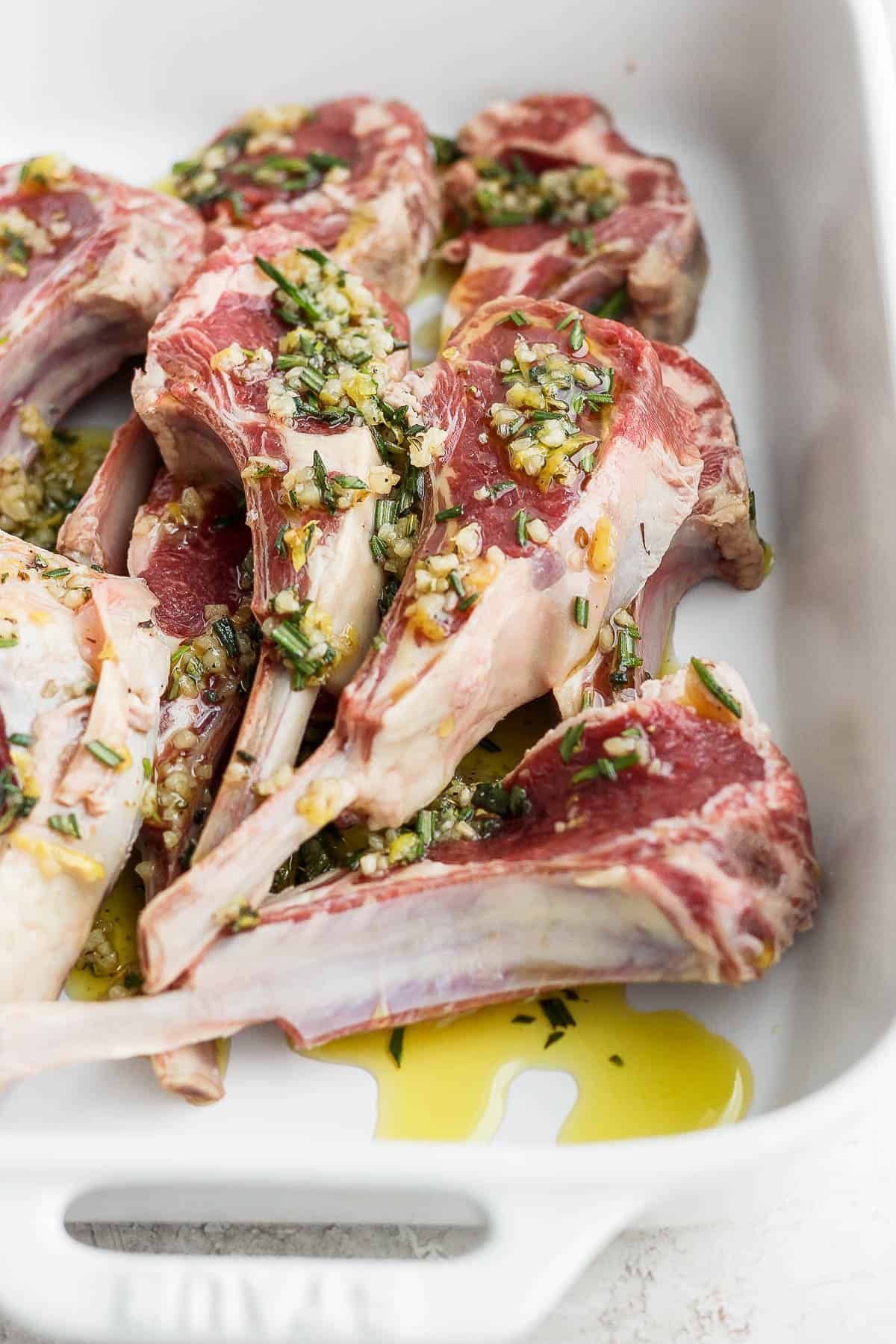 The best lamb chop marinade.