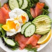 An easy smoked salmon salad recipe.