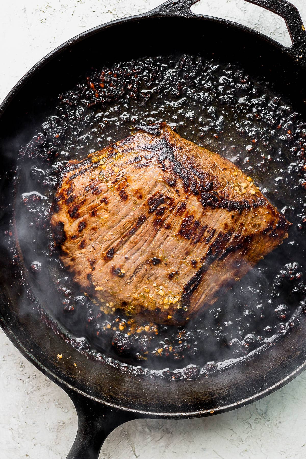 Cast Iron Flank Steak