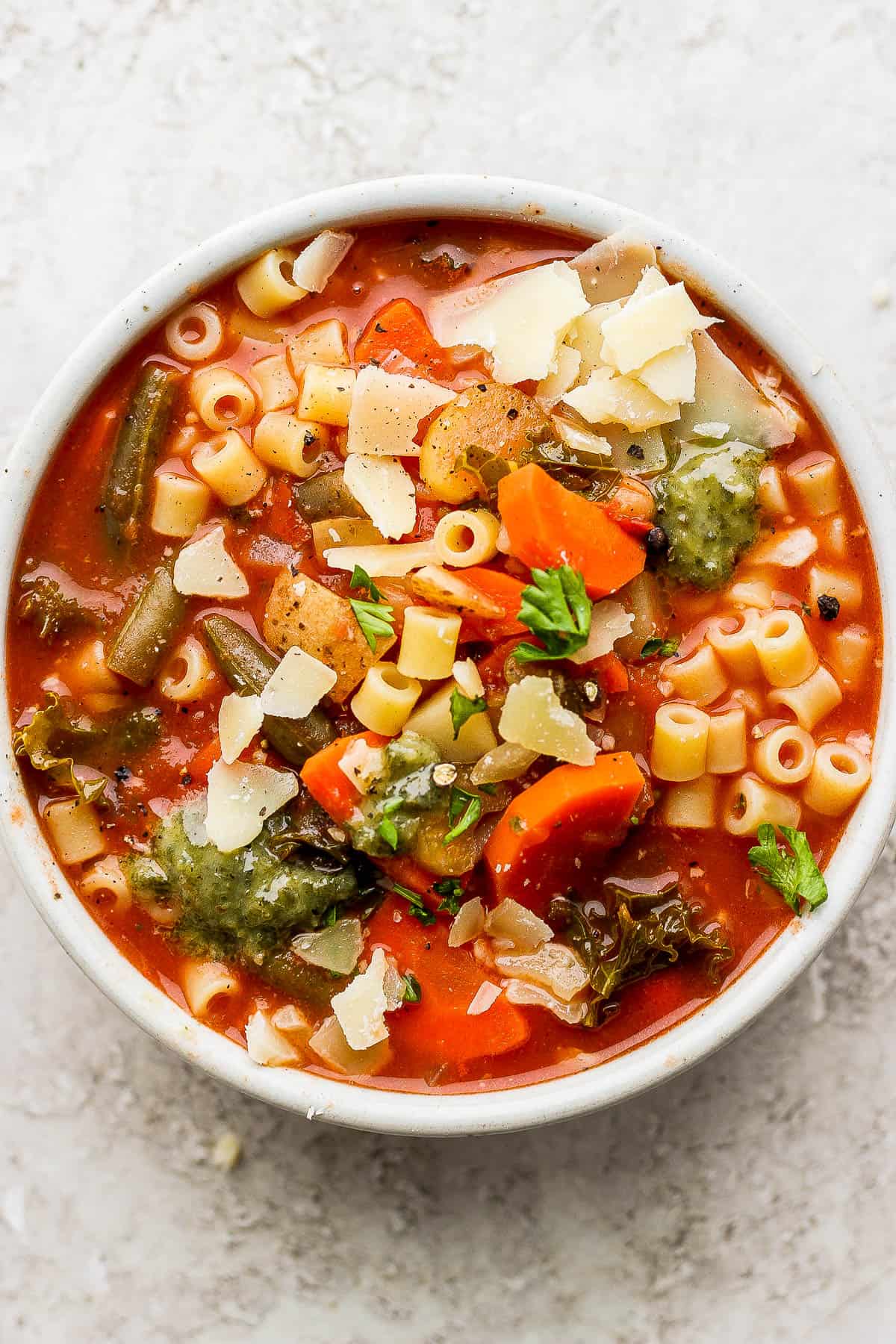 The best homemade minestrone soup recipe.