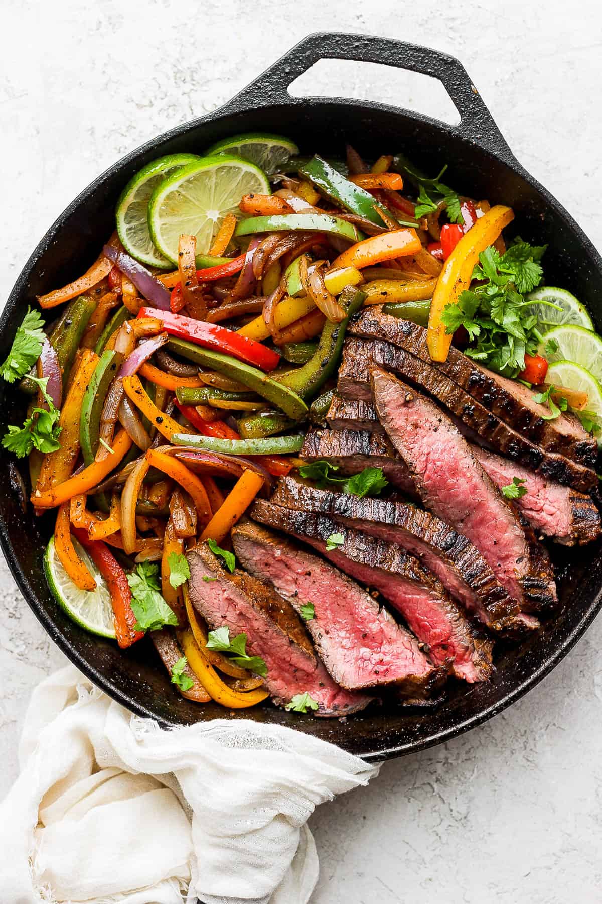 Grilling flank steak for fajitas sale