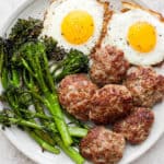 Healthy breakfast sausage recipe.