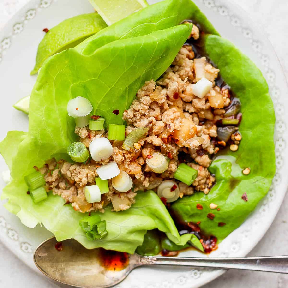 The best chicken lettuce wraps.