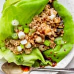 The best recipe for chicken lettuce wraps.