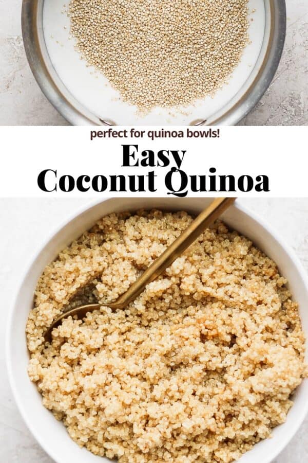 Coconut Quinoa The Wooden Skillet