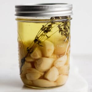 An easy garlic confit recipe.