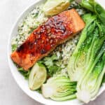 An easy ginger sesame salmon recipe.