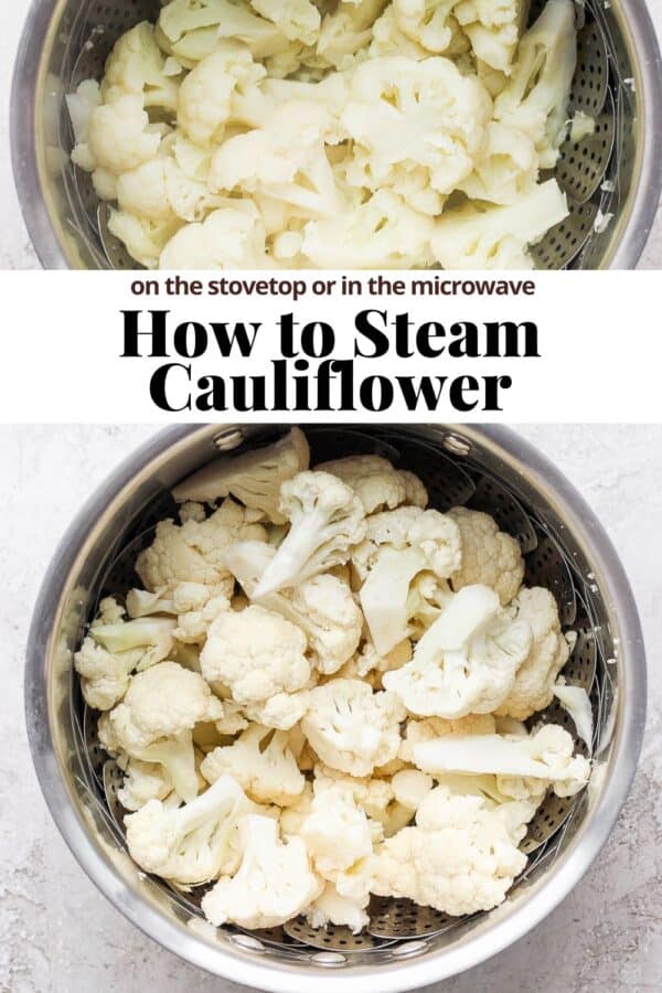 Steamed Cauliflower The Wooden Skillet