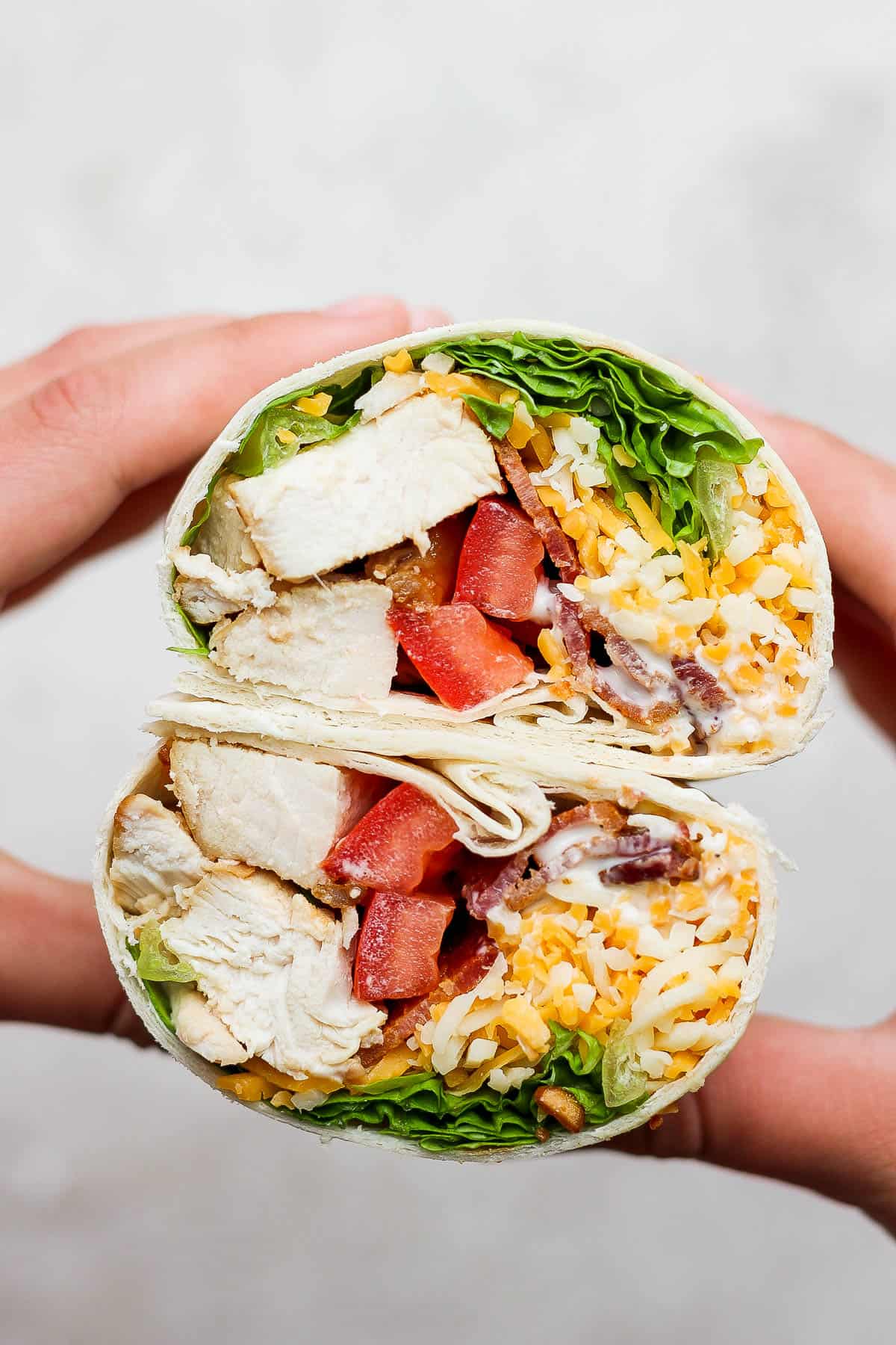 The best chicken bacon ranch wrap recipe.