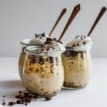 Easy cold brew coffee overnight oats recipe.