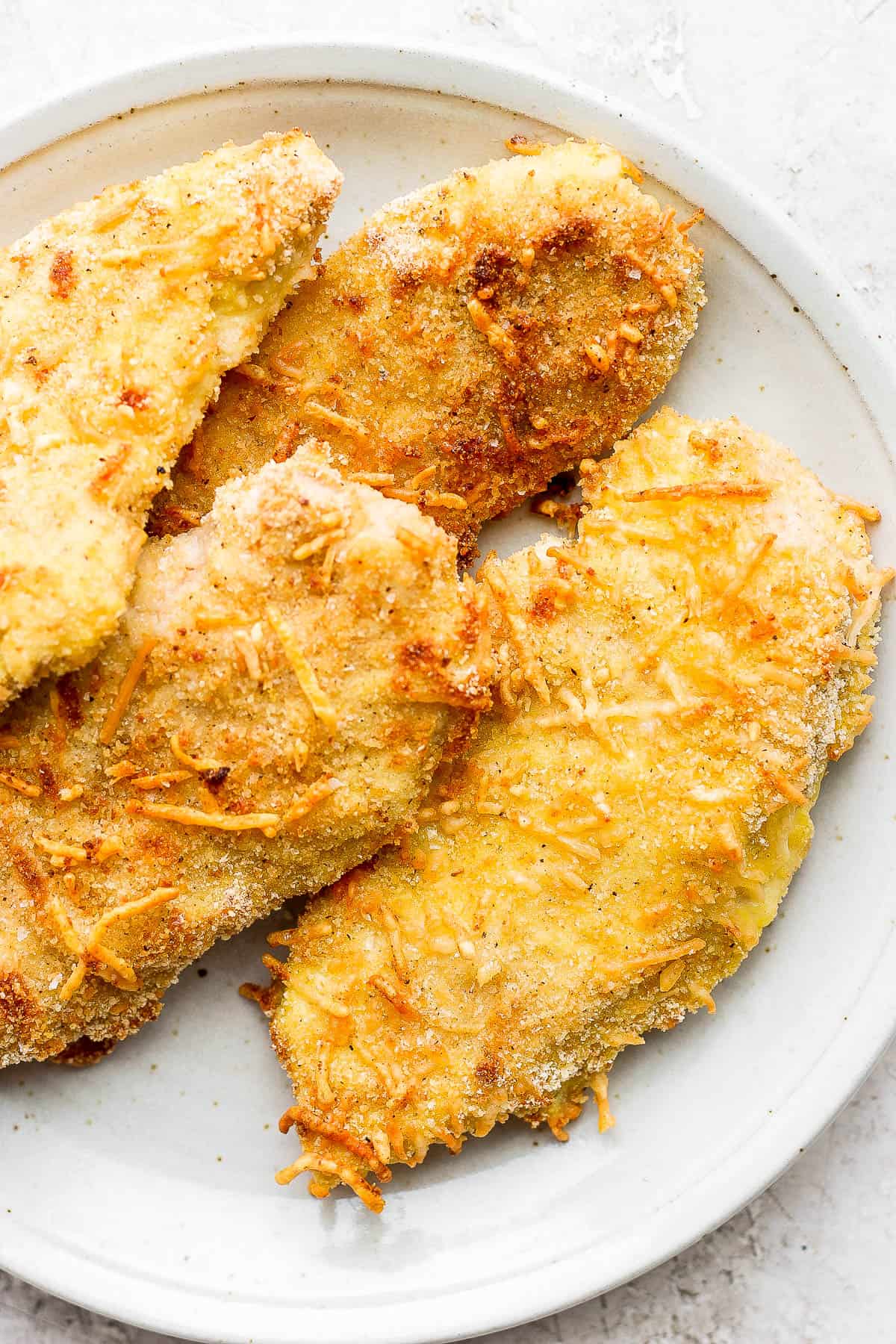 The most crispy oven baked chicken cutlets.