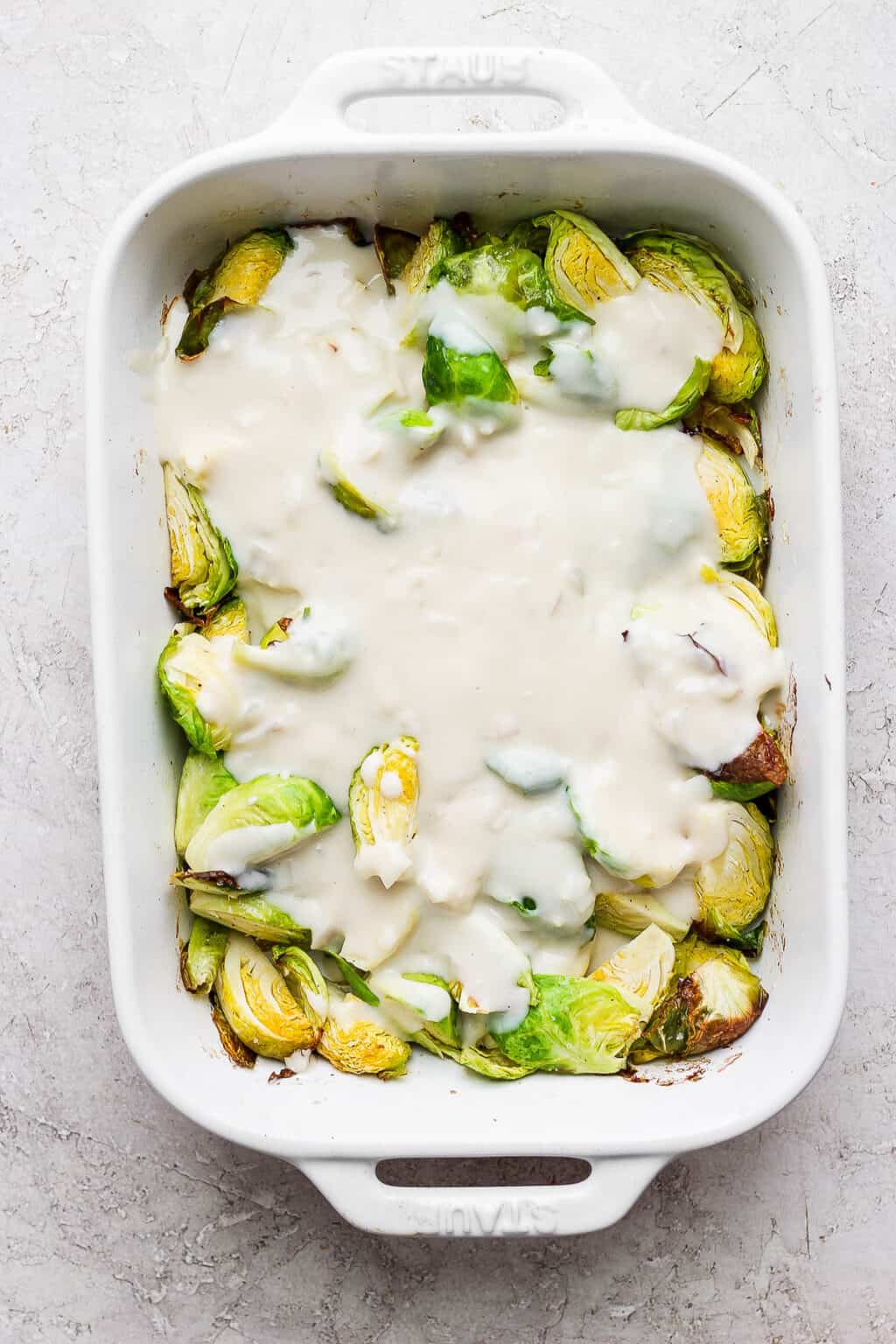 Brussels Sprouts au Gratin The Wooden Skillet