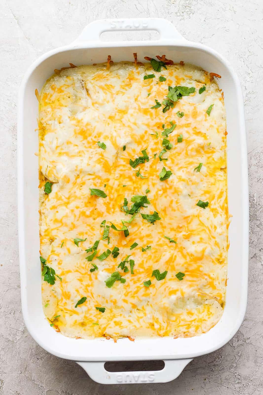 Cheesy Scalloped Potatoes - The Wooden Skillet