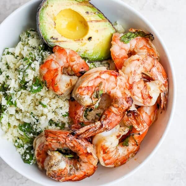 The best cilantro lime shrimp recipe.