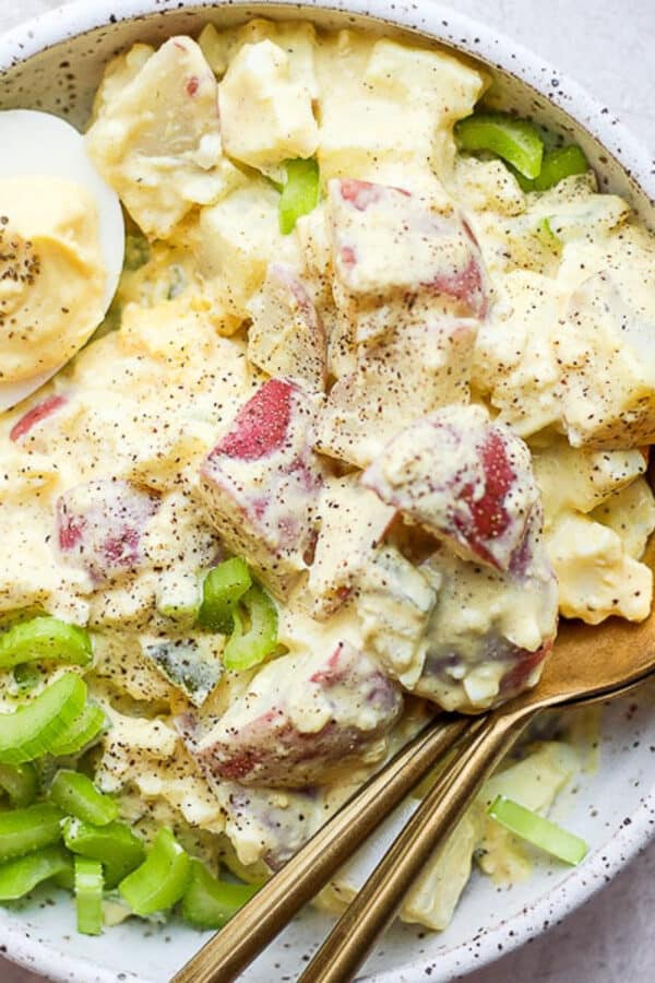 The best deviled egg potato salad recipe.