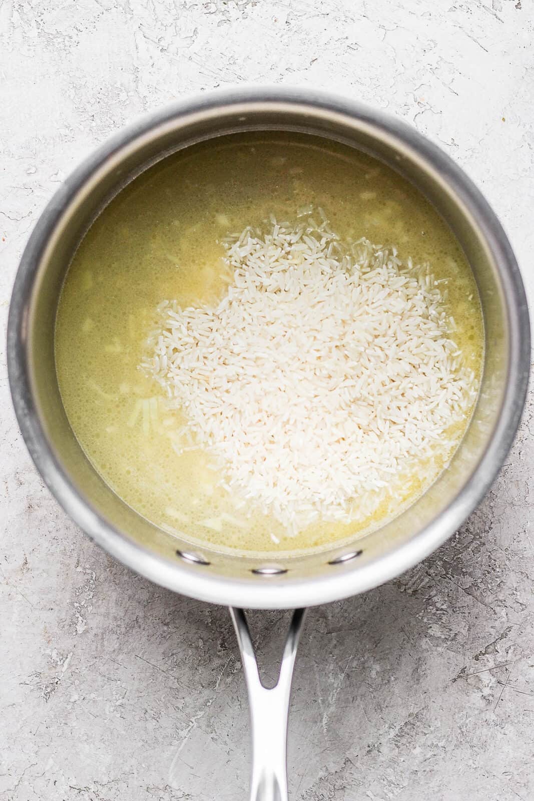 Garlic Butter Rice The Wooden Skillet